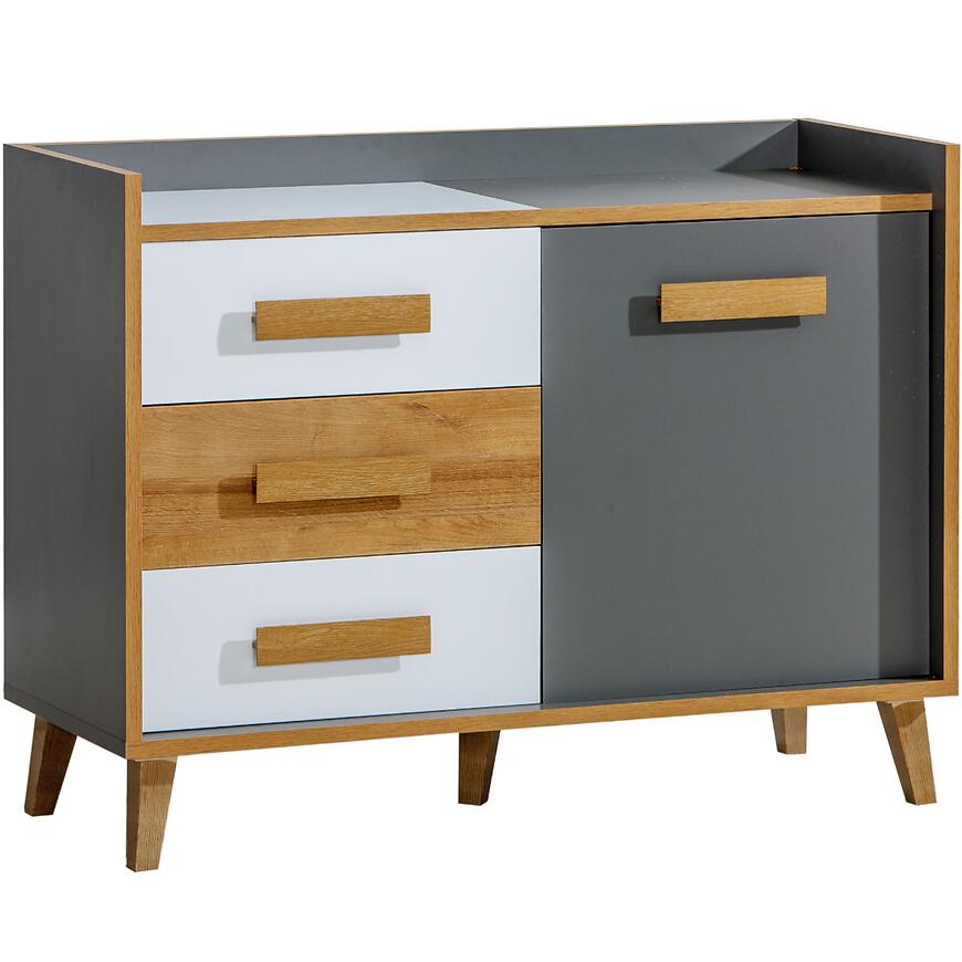 Komoda W6 Werso Riviera/Biely/Antracit