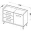 Komoda W6 Werso Riviera/Biely/Antracit,2