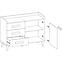 Komoda W6 Werso Riviera/Biely/Antracit,3