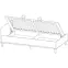 Posteľ s úložným priestorom W10 Werso Riviera/Biely/Antracyt,3