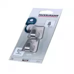 Háčiky samolepiace trapéz Inox 61207 4 cm