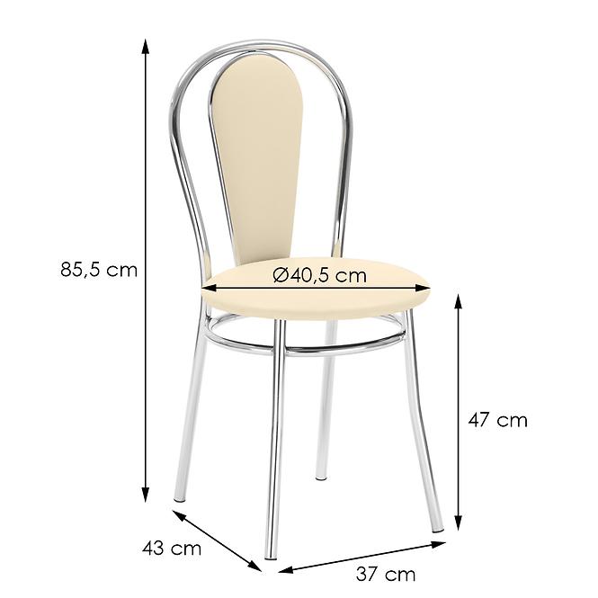 Stolička Tulipán Silver V-18,2