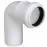 Koleno biely 40 x 67°