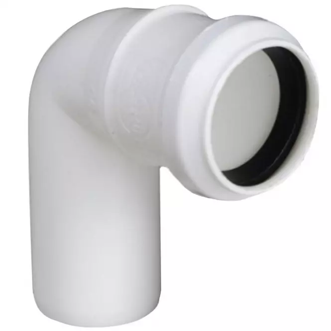 Koleno biely 50 x 45°