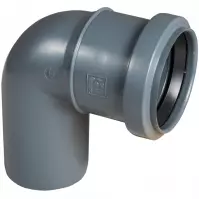 Koleno sivé 50 mm x 87° s tesnením