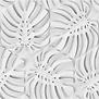 Sklenený panel 60/60 Monstera White Esg