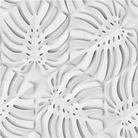 Sklenený panel 60/60 Monstera White Esg