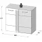 Komoda Locarno  2D LCRK221-N92,3