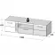 TV stolík Locarno LCRT131-N92,3