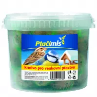 Ptačí mls - krmivo pre vtáky, guľa, 35 ks x 90 g  vedro