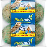 Ptačí Mls - krmivo pre vtáky, guľa 4 ks x 85 g