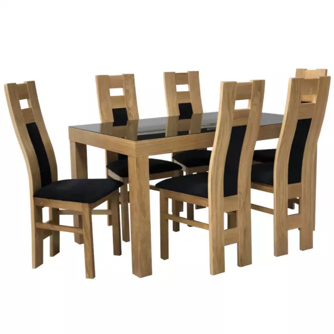 Rozkladací stôl St-630 140/180x80cm Br-229 Lacobel