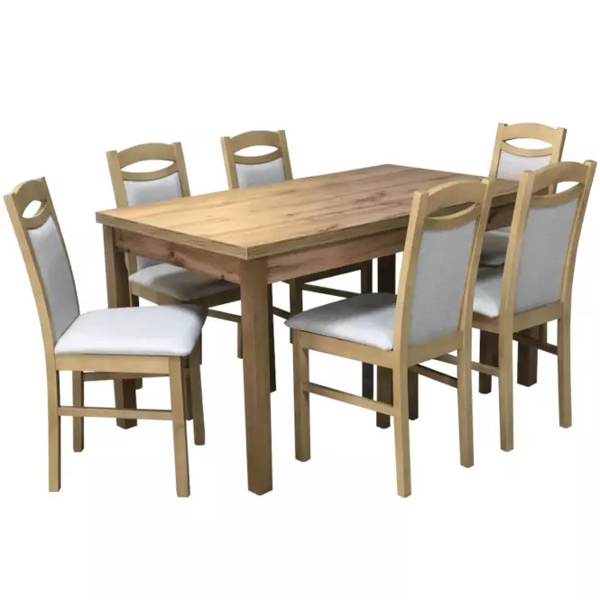 Rozkladací stôl St-874 140/180x80cm Dub Craft Zlatý,2