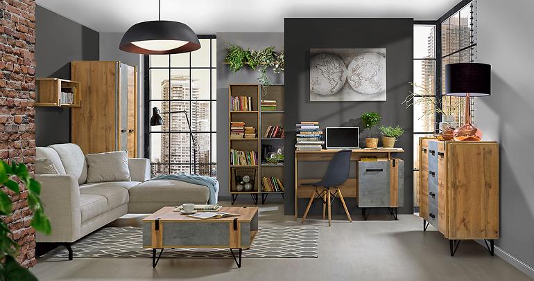 TV stolík Lofter LO7 Dąb,8
