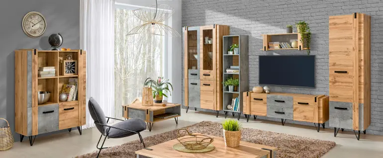 TV stolík Lofter LO7 Dub,4
