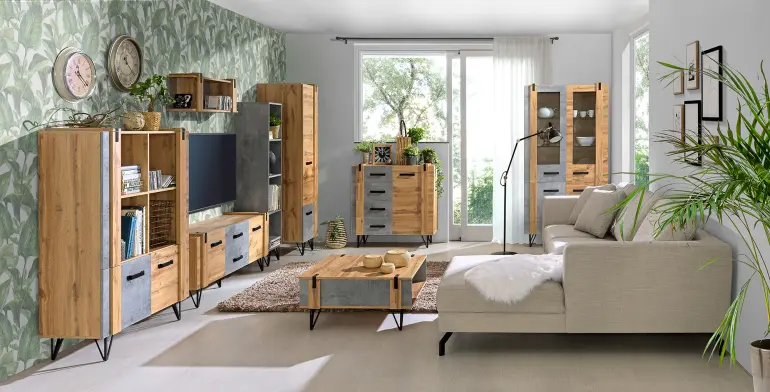 TV stolík Lofter LO7 Dub,6