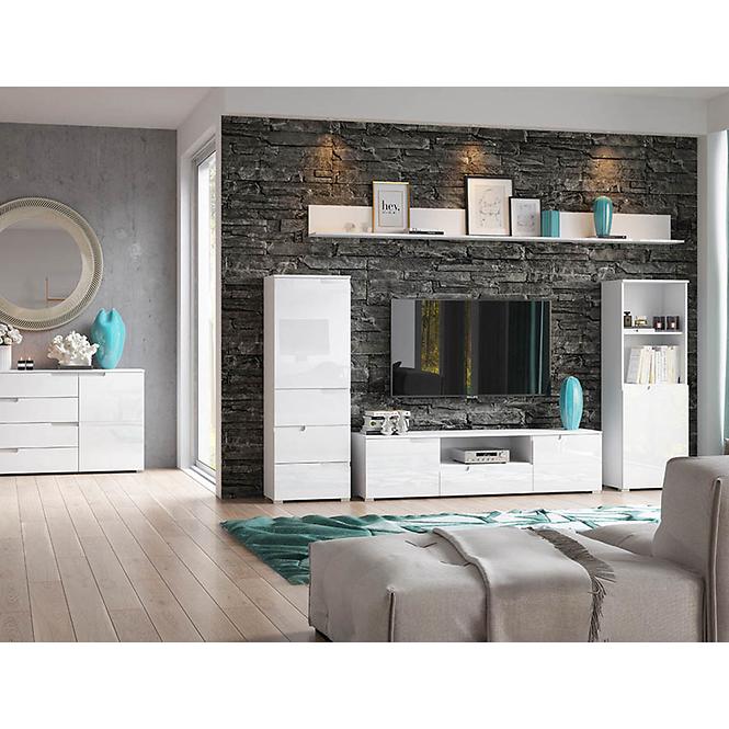 TV stolík Selene 9 Biely,3