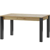 Rozkladací stôl Lucas 40 140/210x90cm Artisan/čierna mat