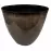 Kvetináč KL190406-33/33/30 glazúra čierna