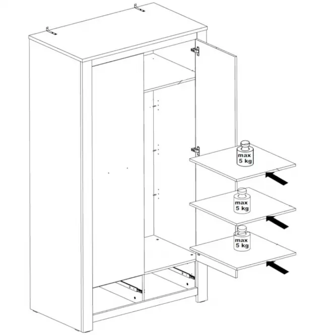 Skriňa Havanna HVNS823-D67,5