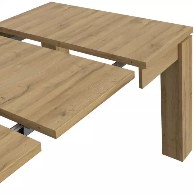 Rozkladací stôl 90/180x90 cm Staromoóny dub