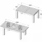Rozkladací stôl Havanna 160/206x90 cm Staromodny dub,3