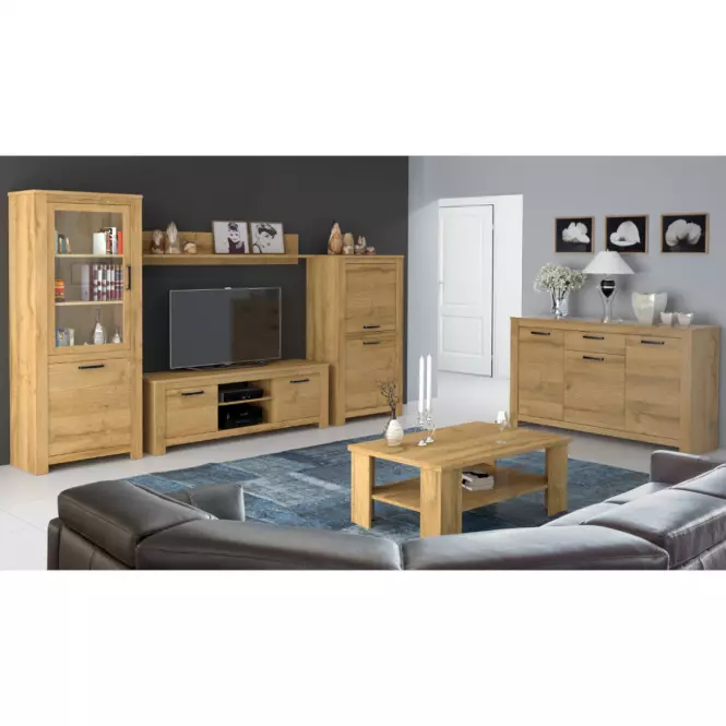 Rozkladací stôl Havanna 160/206x90 cm Staromodny dub