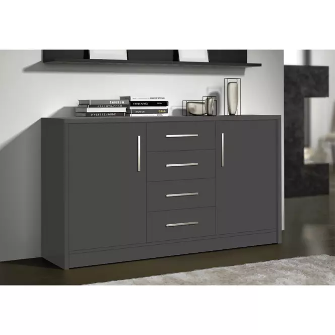 Komoda Genewa 2 grafit,3