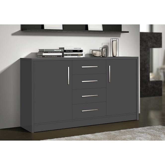 Komoda Genewa 2 grafit,3