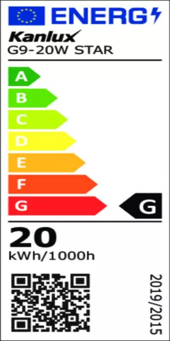 Žiarovka halogén G9-20W STAR 230V