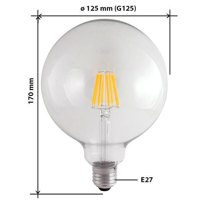 Žiarovka LED 10W E27 TRIXLINE  DECOR FILAMENT G125 2700K