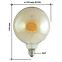 Žiarovka LED G125 10W E27 2000K Gold Decor Filament,3