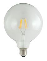 Žiarovka LED G125 4W E27 2700K Decor Filament