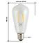 Žiarovka LED ST64 8W E27 2700K Decor Filament,3