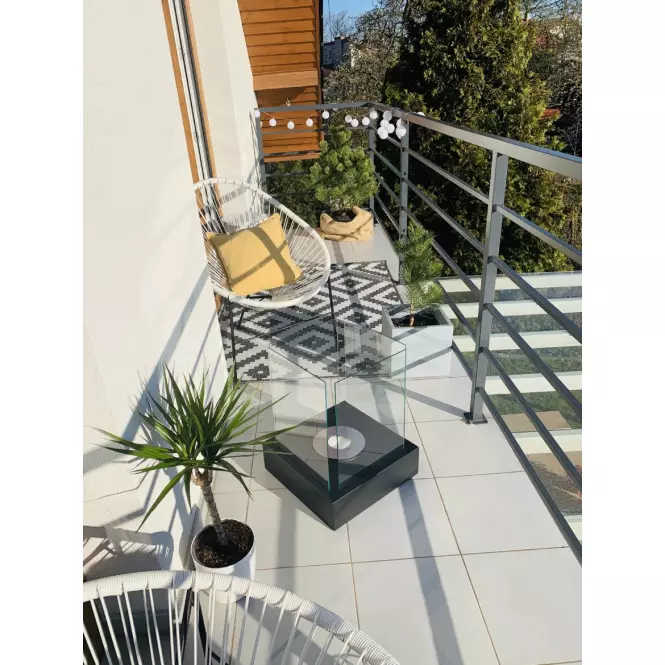 Biokrb voľne stojací Sunset Garden čierny štruktúra,5