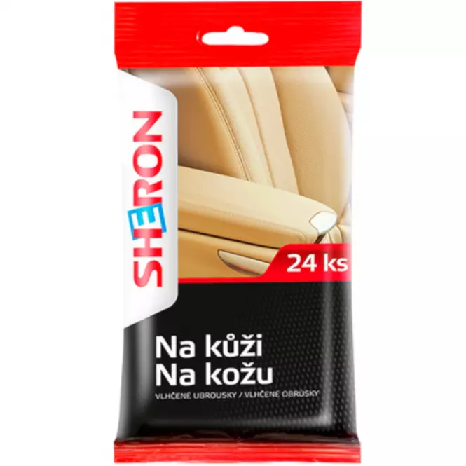 Sheron Vlhčené obrúsky na kožu 24 ks