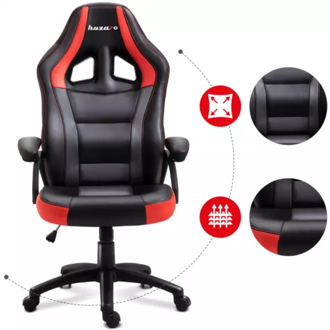 Kreslo Pre Hráča HZ-FORCE 4.2 RED