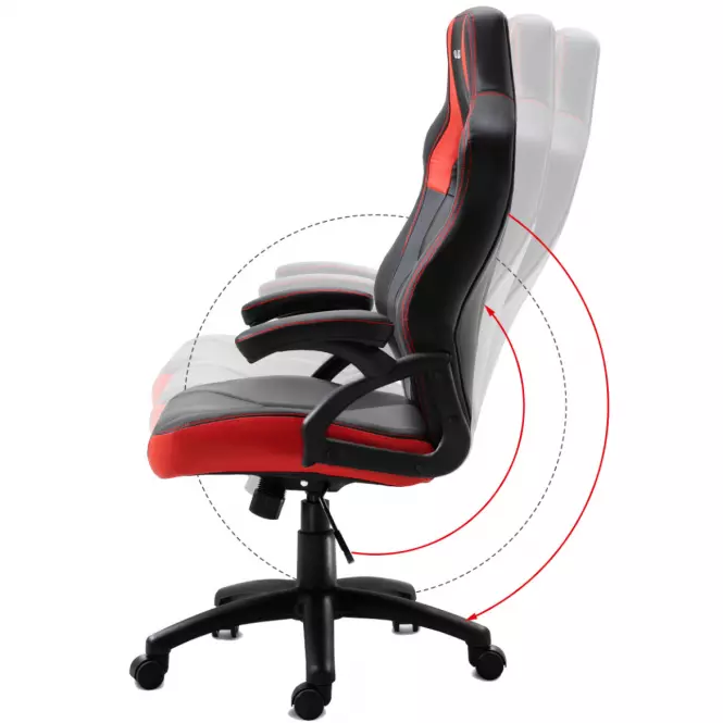 Kreslo Pre Hráča HZ-FORCE 4.2 RED