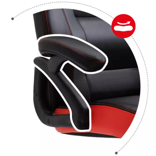 Kreslo Pre Hráča HZ-FORCE 4.2 RED