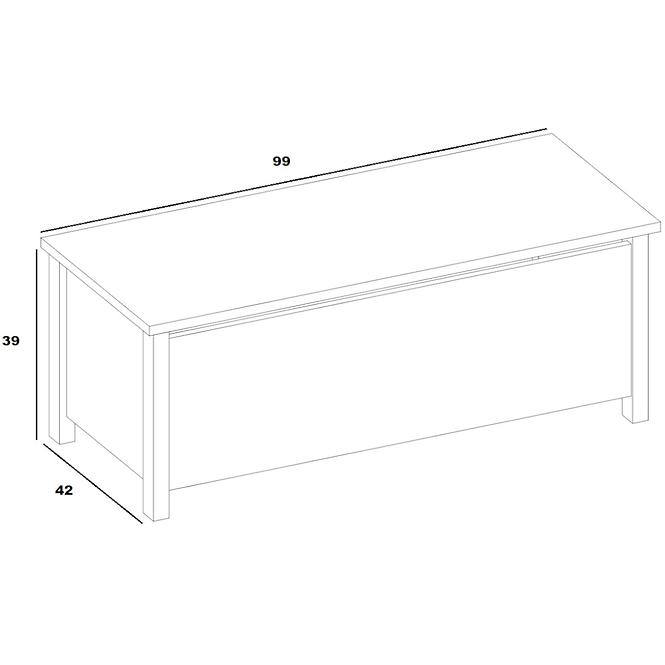 Box Luna LN-10 biely/ružové