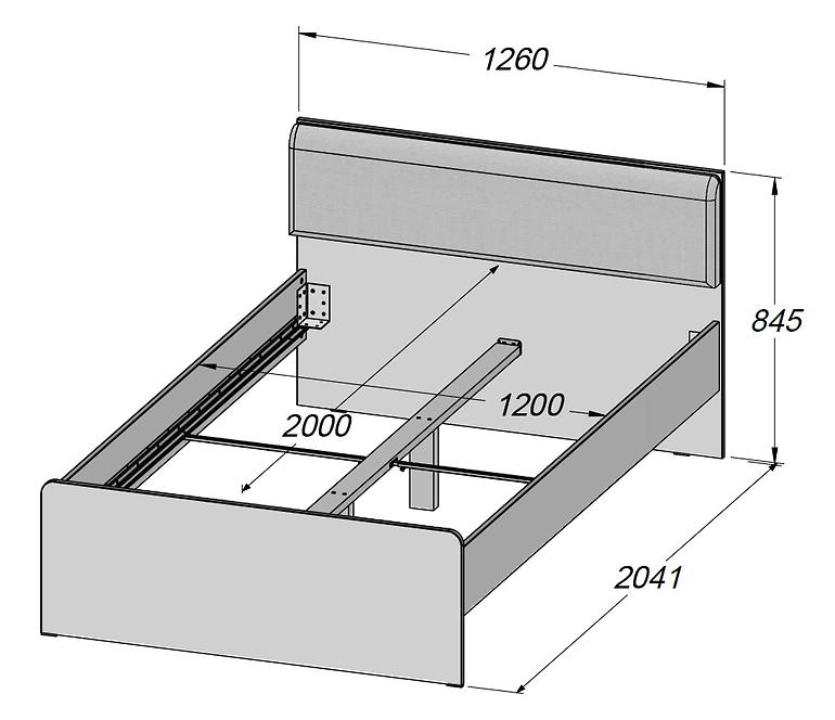 Posteľ Canmore CNML1121-C273,2