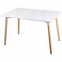 Stôl Bergen biely 140cm