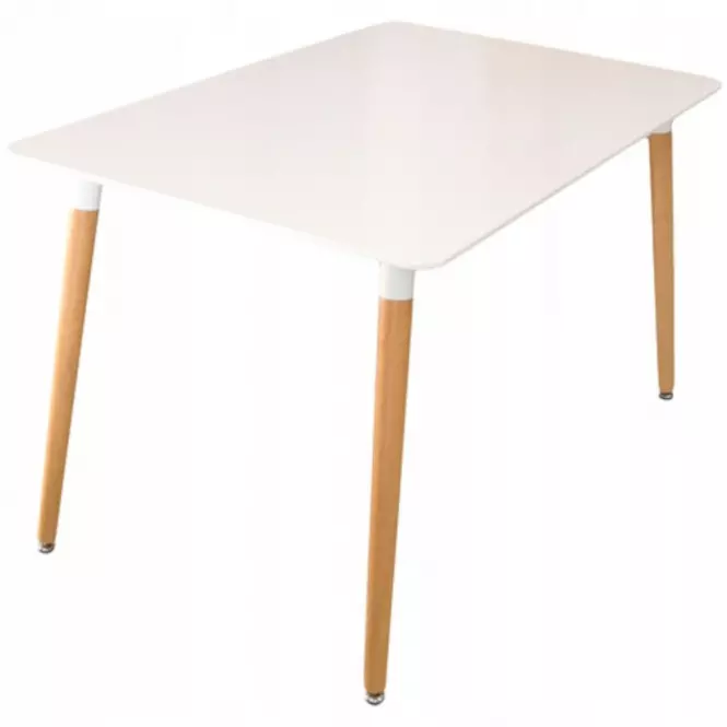 Stôl Bergen biely 140cm