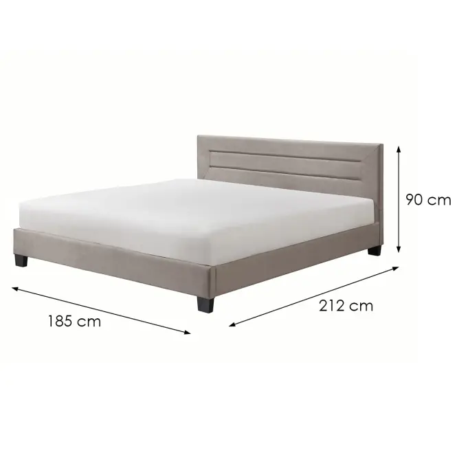 Posteľ Margo II CFF0007-11 brown 180/200