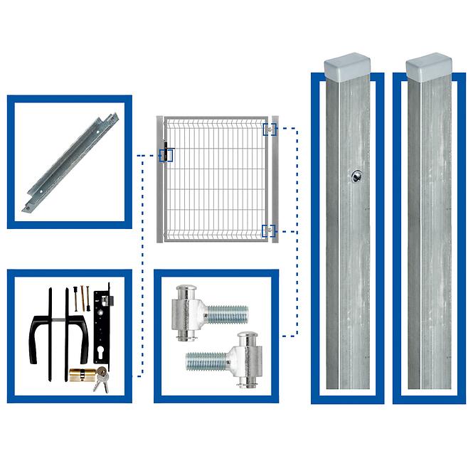 Sada bránka 1 x 1,2m WGFUR-T000370 práva