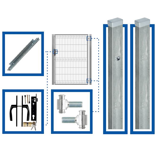 Sada bránka  1 x 1,5m WGFUR-T000372 práva