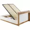 Posteľ  180 Dentro DT-02 biely/dub styrling,2