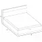 Posteľ  180 Dentro DT-02 biely/dub styrling,3
