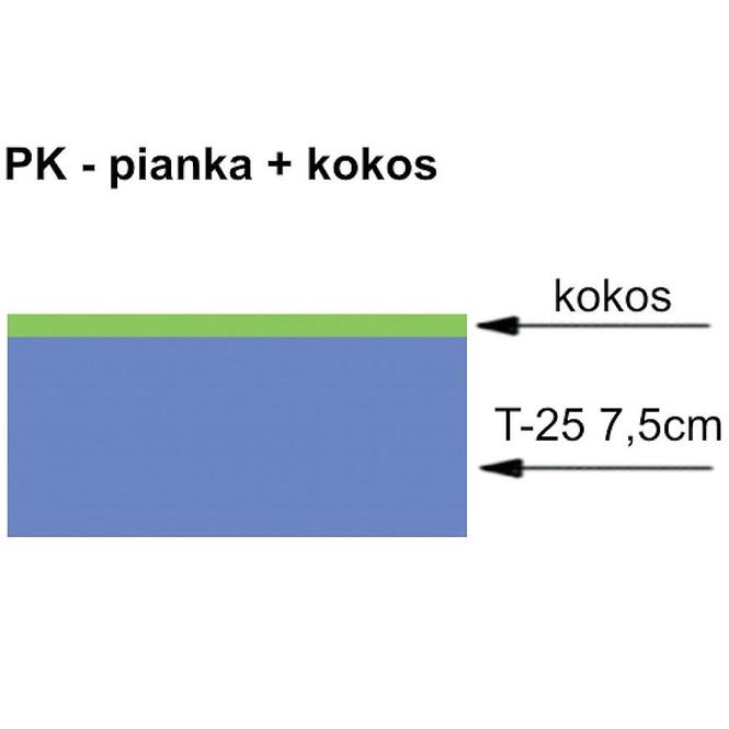 Matrac 195x90x8 Pena+Kokos