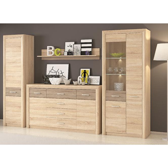 TV stolík 138 Castel 13 Sonoma/hľuzovka,11